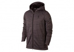 NIKE THERMA KYRIE HYPER ELITE HOODIE ANTHRACITE