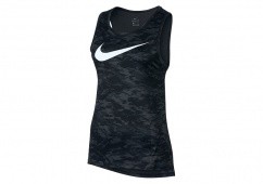 NIKE WOMEN'S DRY ELITE MESH BASKETBALL TANK BLACK ANTHRACITE