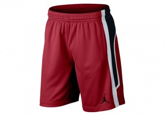 NIKE AIR JORDAN FLIGHT BASKETBALL SHORTS GYM RED