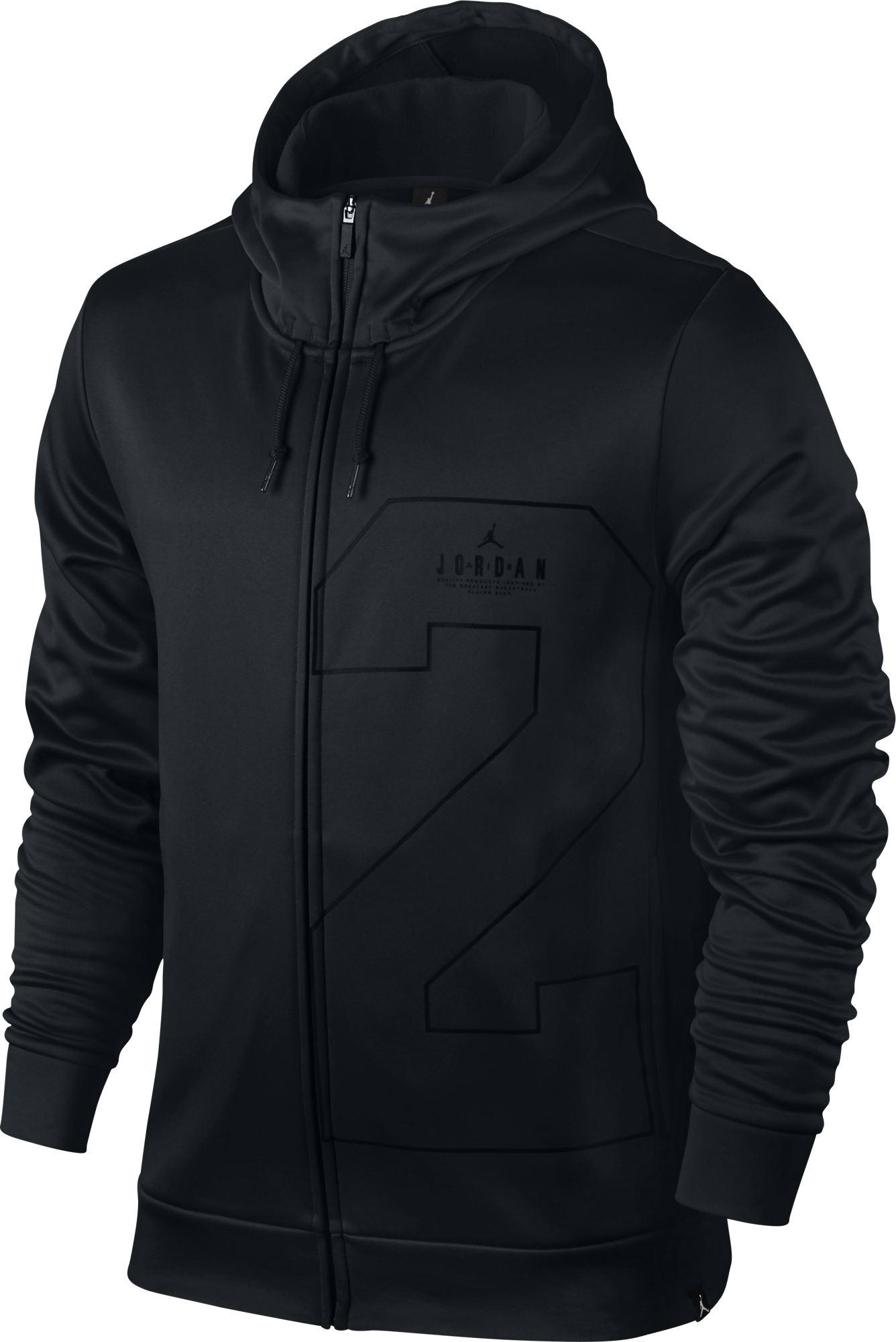 NIKE AIR JORDAN TWO-THREE THERMA HOODIE BLACK