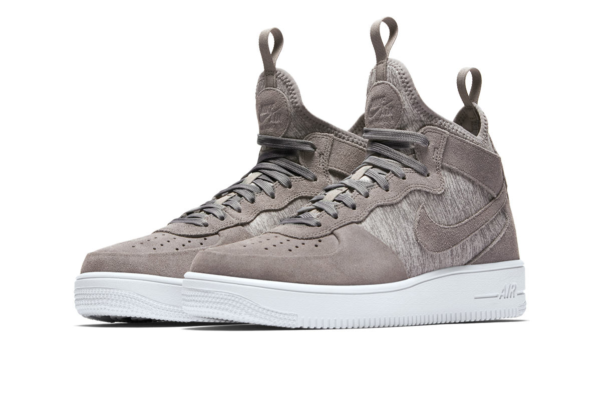 NIKE AIR FORCE 1 ULTRAFORCE MID PRM COOL GREY