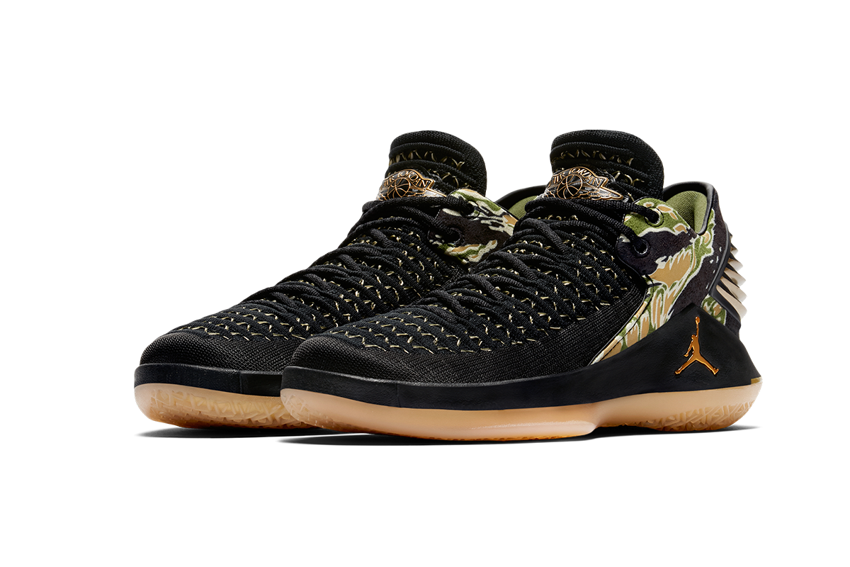 NIKE AIR JORDAN XXXII LOW LOW CAMO RUSSEL WESTBROOK BG