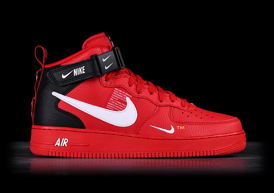 NIKE AIR FORCE 1 MID '07 UTILITY RED por €117,50 | Basketzone.net