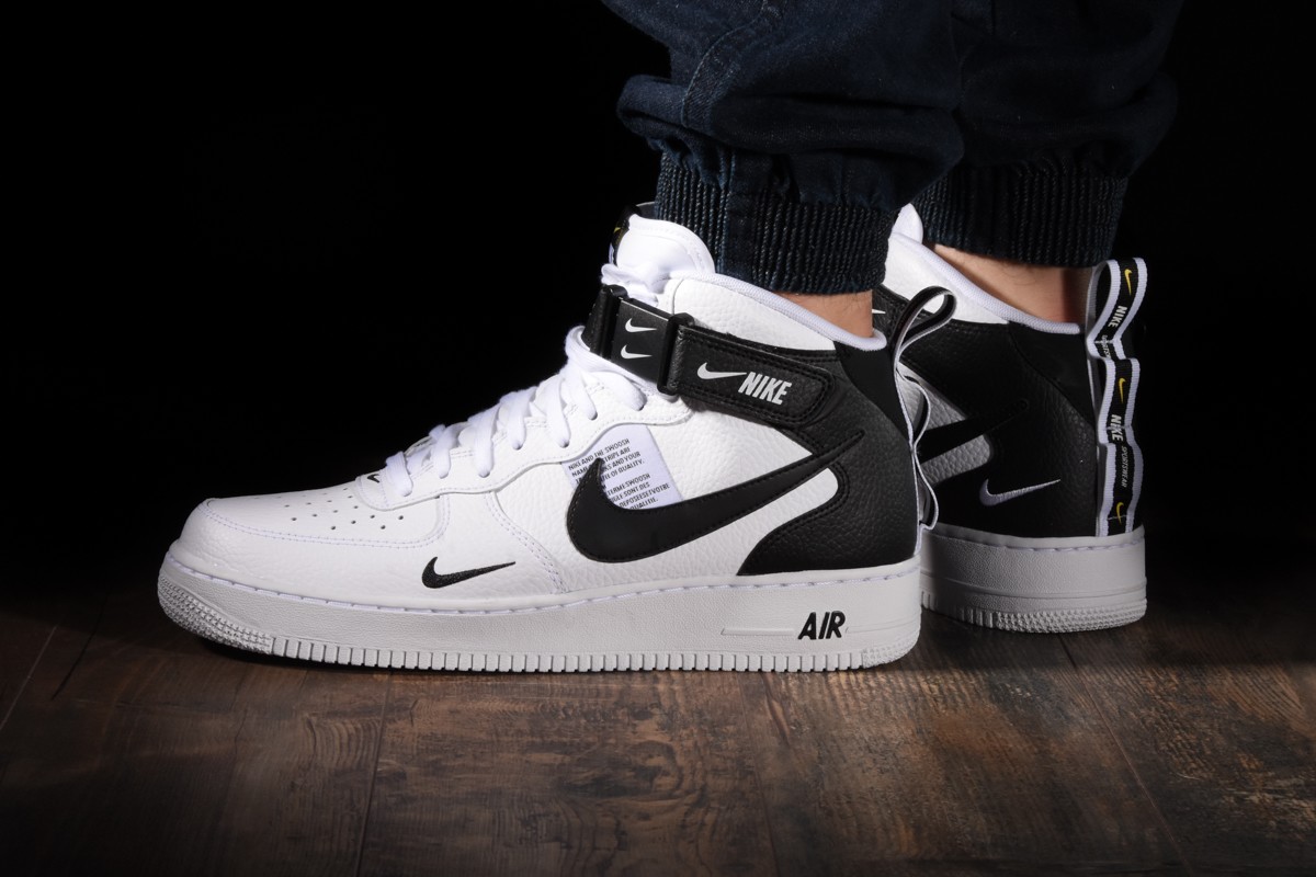 air force 1 utility white mid
