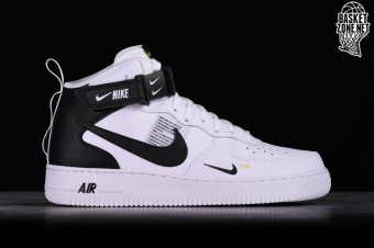 nike air force 1 mid 07 lv8 black and white