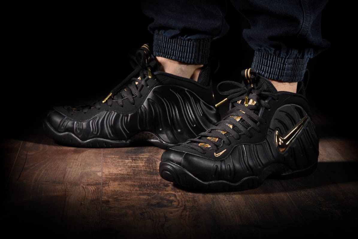 NIKE AIR FOAMPOSITE PRO GOLD PENNY HARDAWAY