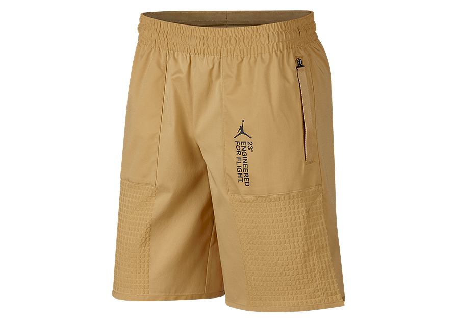 NIKE AIR JORDAN 23 ENGINEERED FLEECE SHORTS CLUB GOLD