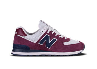 NEW BALANCE 574 SCARLET WITH PIGMENT