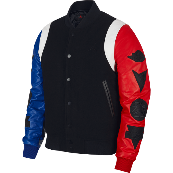 NIKE AIR JORDAN SPORT DNA VARSITY JACKET BLACK