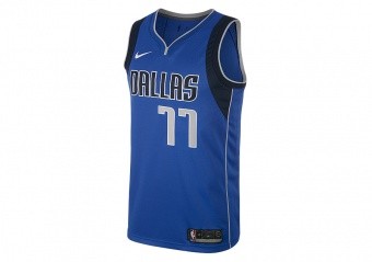 NIKE NBA DALLAS MAVERICKS LUKA DONČIĆ SWINGMAN ROAD JERSEY GAME ROYAL