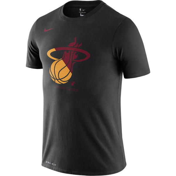 NIKE NBA MIAMI HEAT LOGO Dri-FIT TEE BLACK