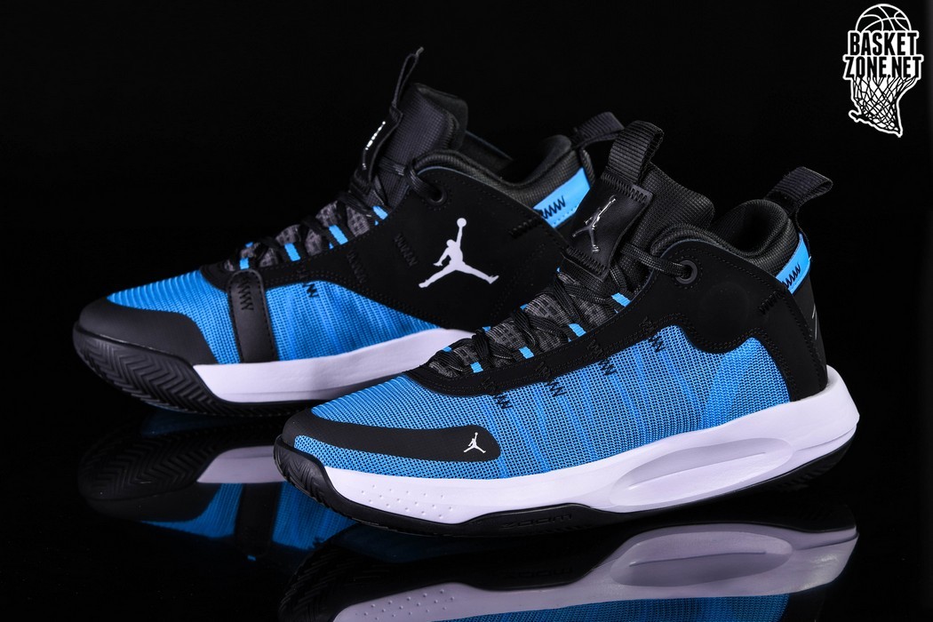 jordan jumpman blue and black