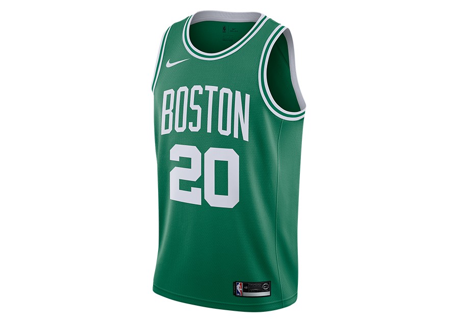 Nike Boston Celtics Nike Showtime Zip Hoodie Green -  CLOVER/WHITE/CLOVER/WHITE