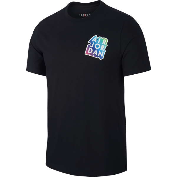 NIKE AIR JORDAN BRAND STICKER TEE BLACK