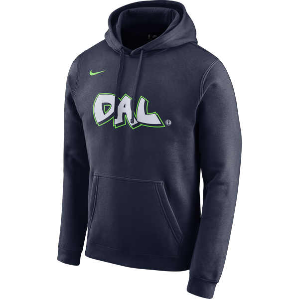 NIKE NBA DALLAS MAVERICKS CITY EDITION HOODIE COLLEGE NAVY