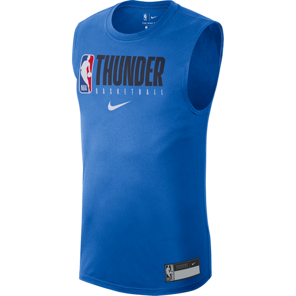 NIKE NBA OKLAHOMA CITY THUNDER TEE SIGNAL BLUE