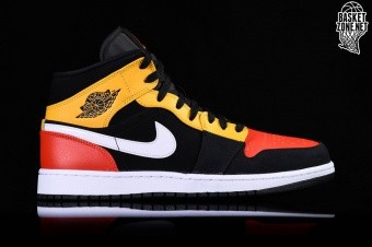 Jordan 1 best sale negro y amarillo