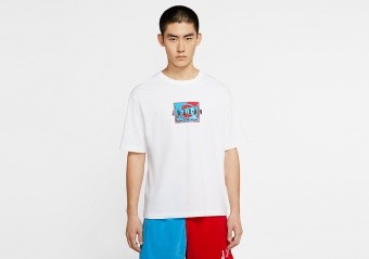 NIKE AIR JORDAN SPORT DNA TEE WHITE