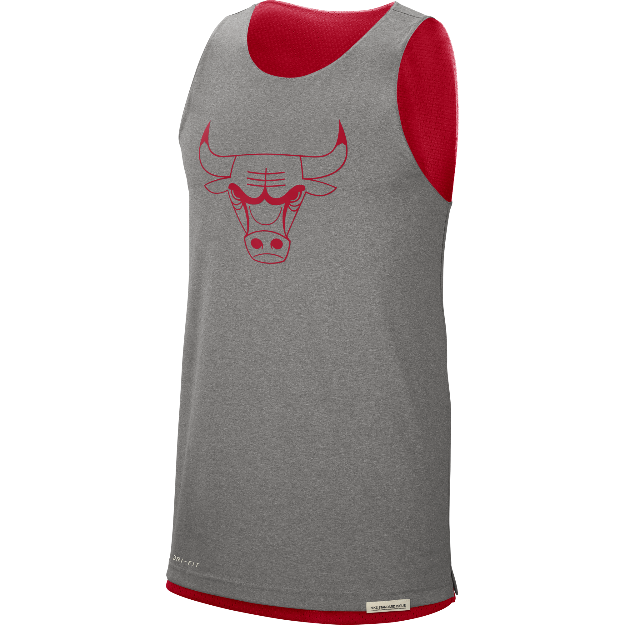 NIKE NBA CHICAGO BULLS STANDARD ISSUE REVERSIBLE TANK UNIVERSITY RED