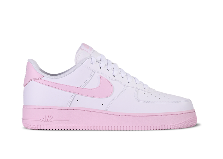 NIKE AIR FORCE 1 LOW '07 WHITE PINK FOAM