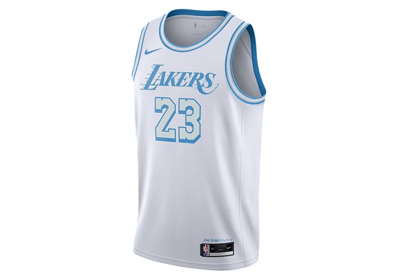Unisex Nike LeBron James White Los Angeles Lakers Swingman Jersey - Association Edition Size: Small