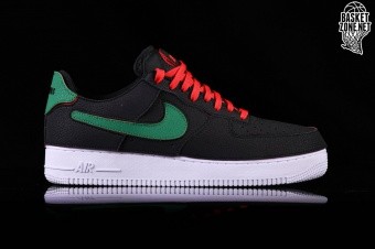 Green and red on sale air force ones