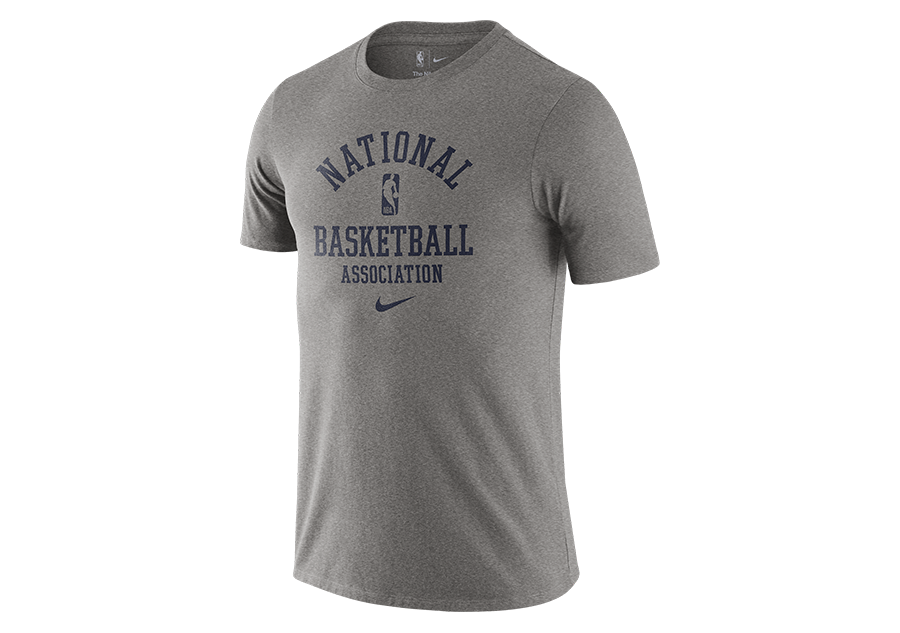 NBA TEAM 31 COURTSIDE DRI-FIT TEE DARK GREY HEATHER