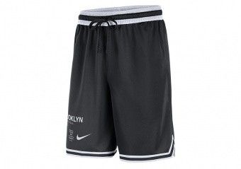 NIKE NBA BROOKLYN NETS DNA COURTSIDE SHORTS BLACK