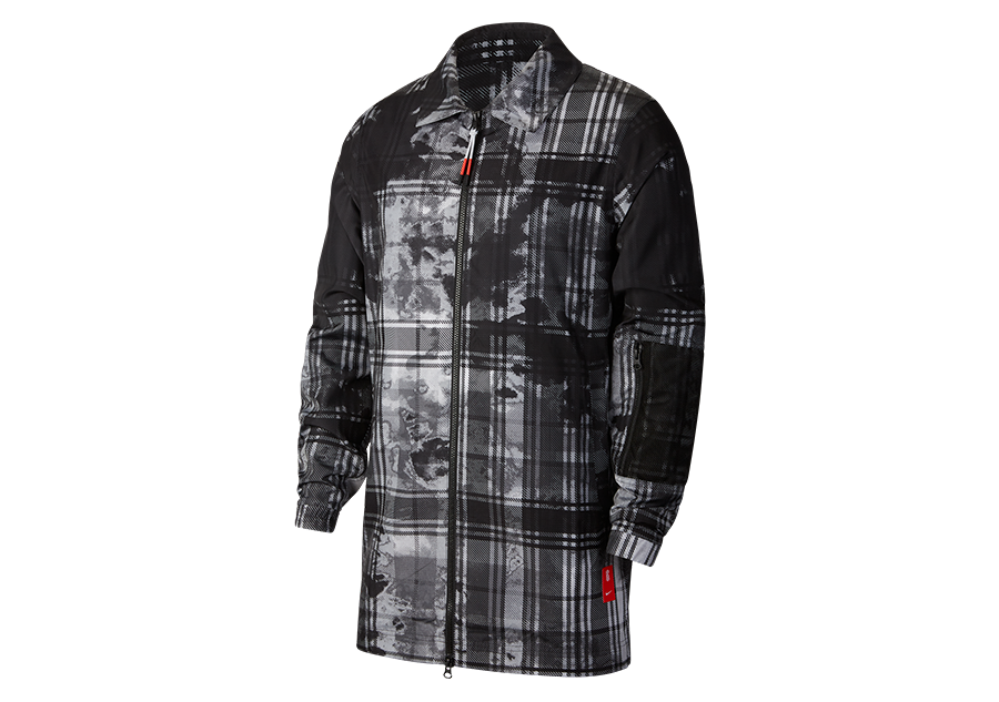 NIKE KYRIE LIGHTWEIGHT PRINTED JACKET BLACK