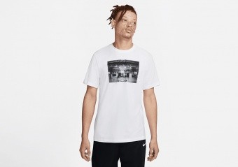 NIKE DRI-FIT PHOTO BASKETBALL TEE WHITE