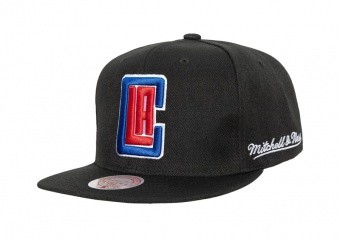 MITCHELL & NESS ENGLISH DROPBACK SNAPBACK NBA LOS ANGELES CLIPPERS