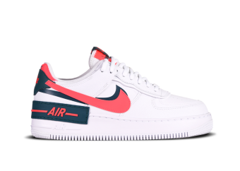NIKE AIR FORCE 1 LOW SHADOW WHITE SOLAR RED
