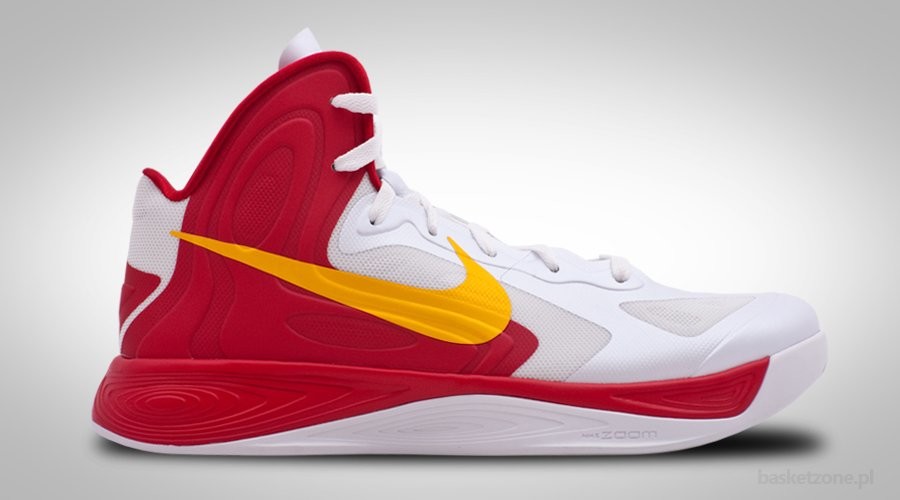 NIKE ZOOM HYPERFUSE 2012 SPAIN WHITE RED