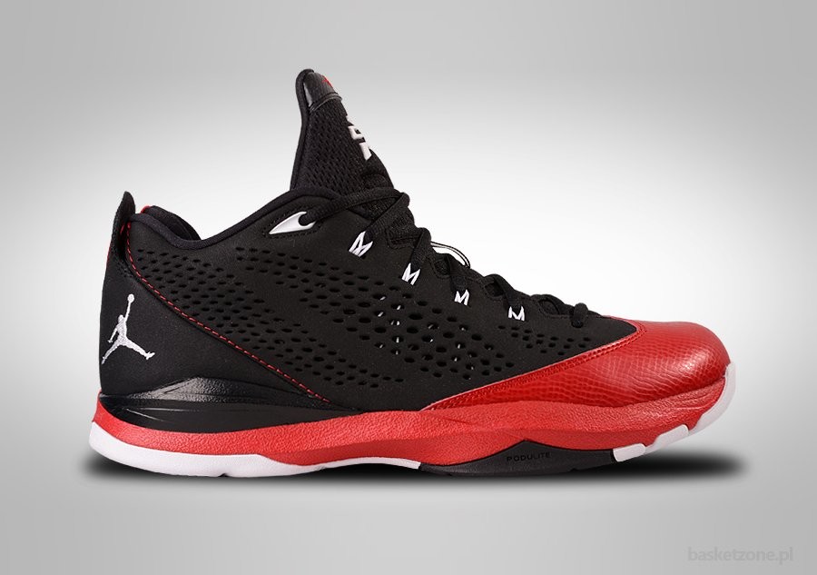 NIKE AIR JORDAN CP3.VII BLACK RED BRED price 1025.00SEK Basketzone